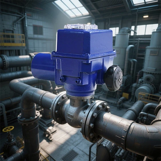 Quarter Turn Motorized Actuator in Heating Industry Quarter Turn Motorized Actuator in Heating Industry