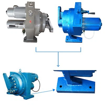 Электрический привод заслонки DKJ, монтируемый на опорной пластине