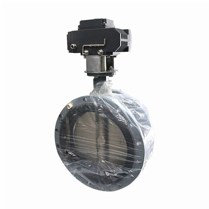 DN200 Motorized Flow Control Butterfly Valve