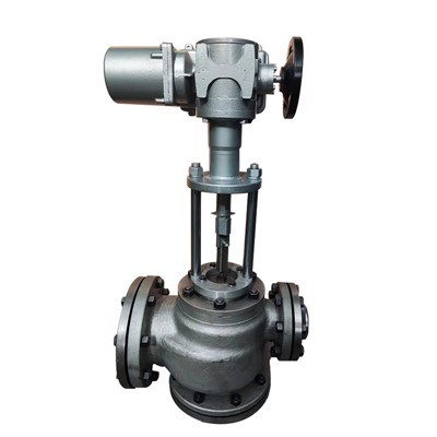 Трехходовой фланцевый регулирующий клапан из нержавеющей стали