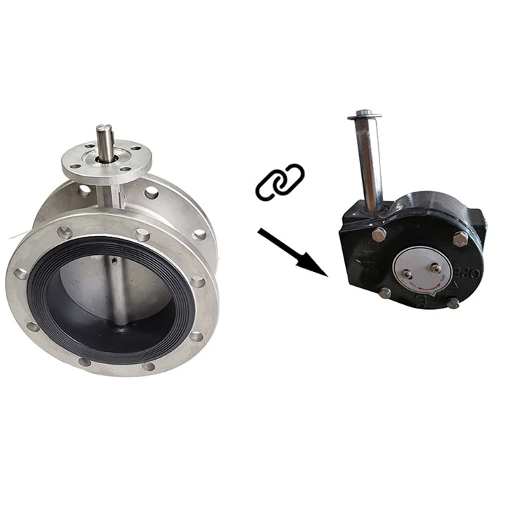 CF8 Flange Flow Control Butterfly Valve