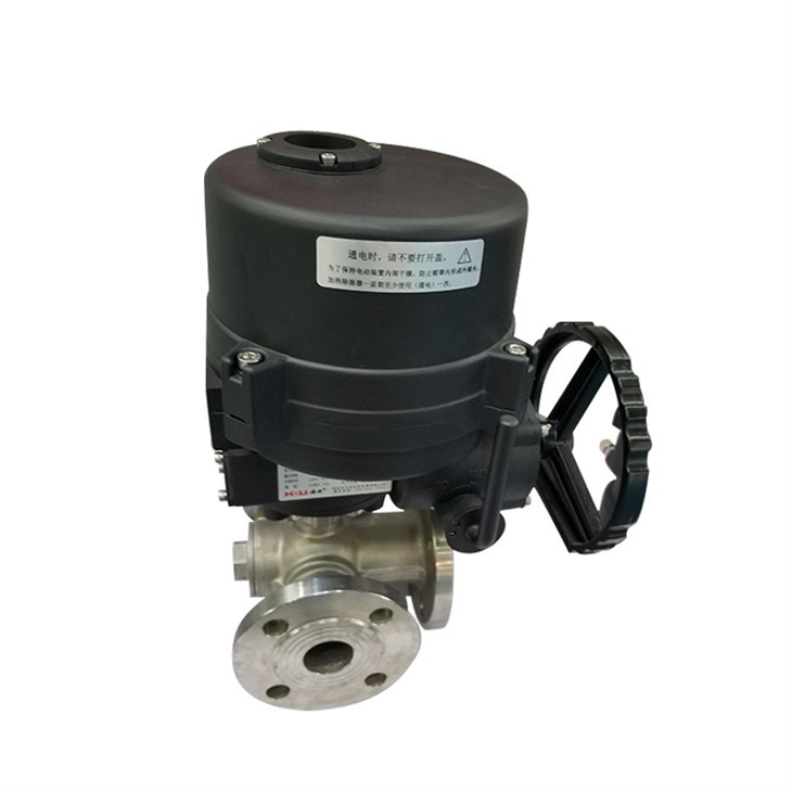 Motorized Cf8m Trunnion Mounted Ball Valve