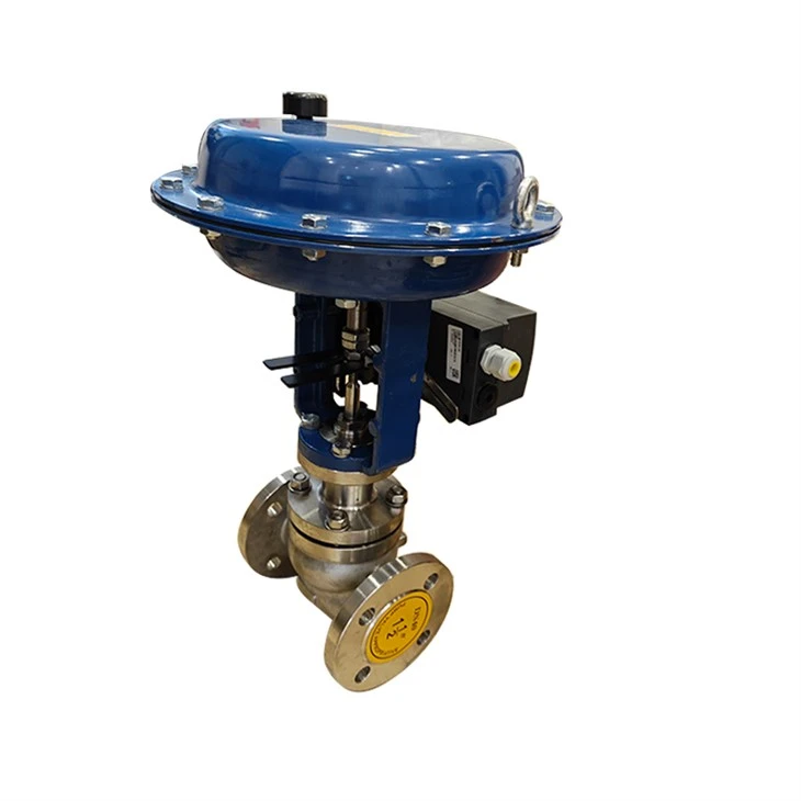 Pneumatic Proportional Control Valve With Siemens Positioner