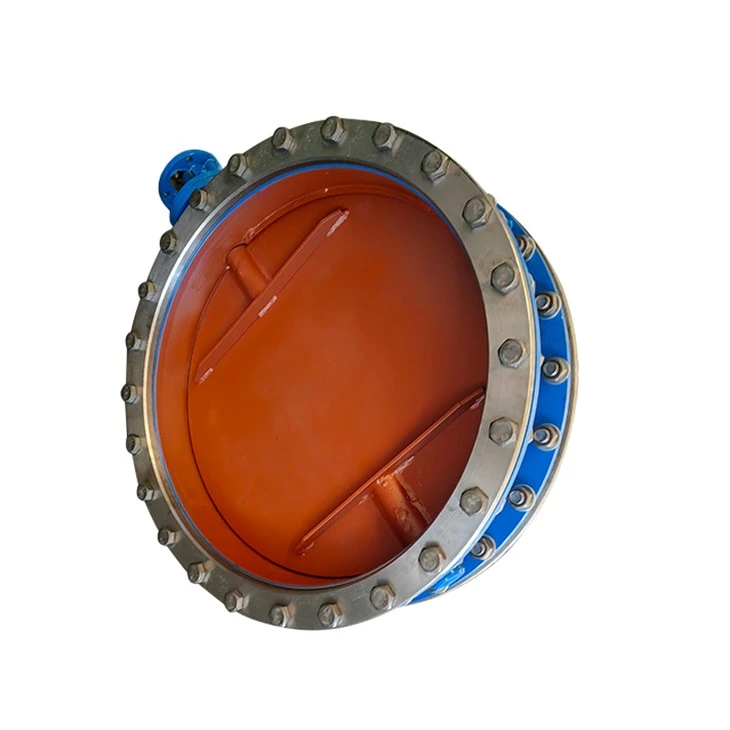 Three-eccentric Manual Flange Damper Valve