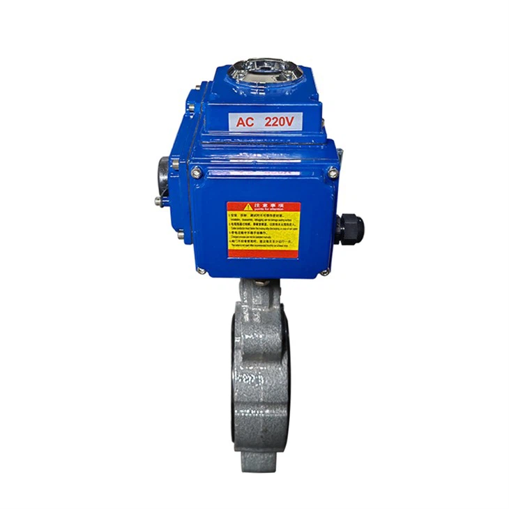 JIS5K JIS10K Electric Rubber Butterfly Valve